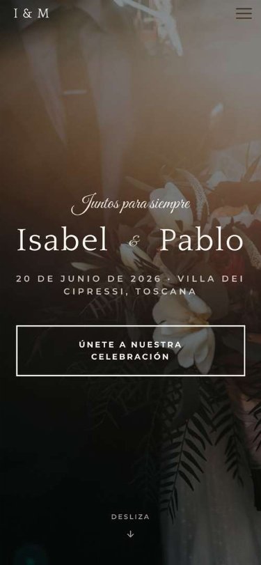 Plantilla Boda en la Toscana