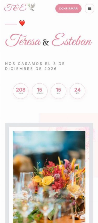 Plantilla Floral romántico