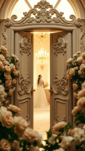 Floral doors animated intro