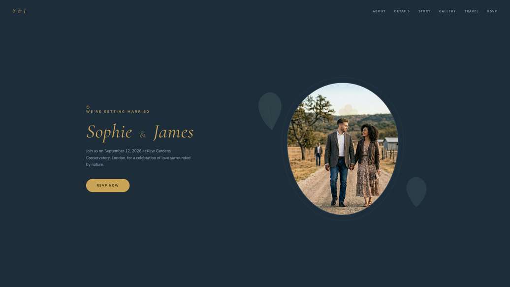 Plantilla de boda Lucia