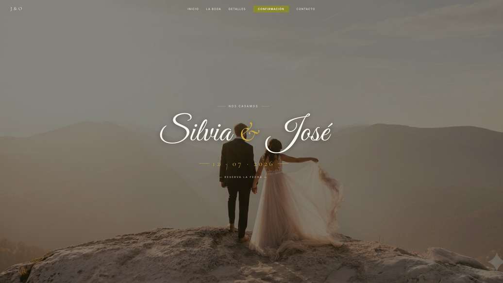 Plantilla de boda Aurora