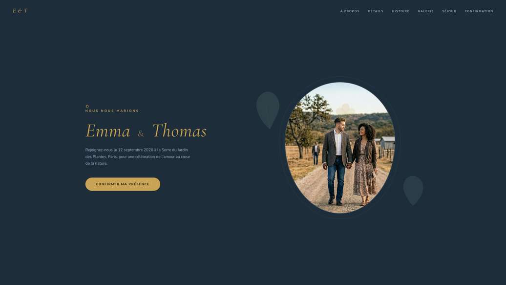 Modèle de mariage Lucia