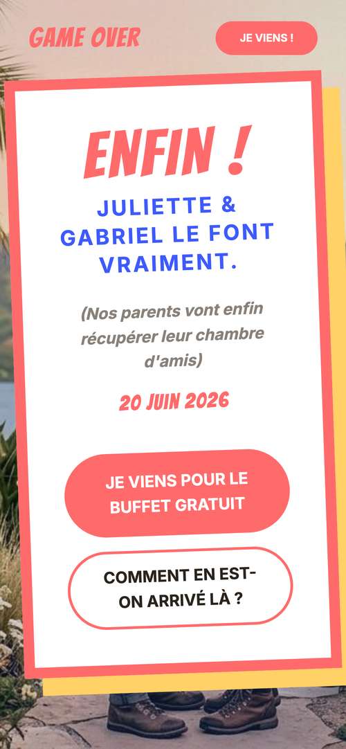 Fun Wedding – modèle